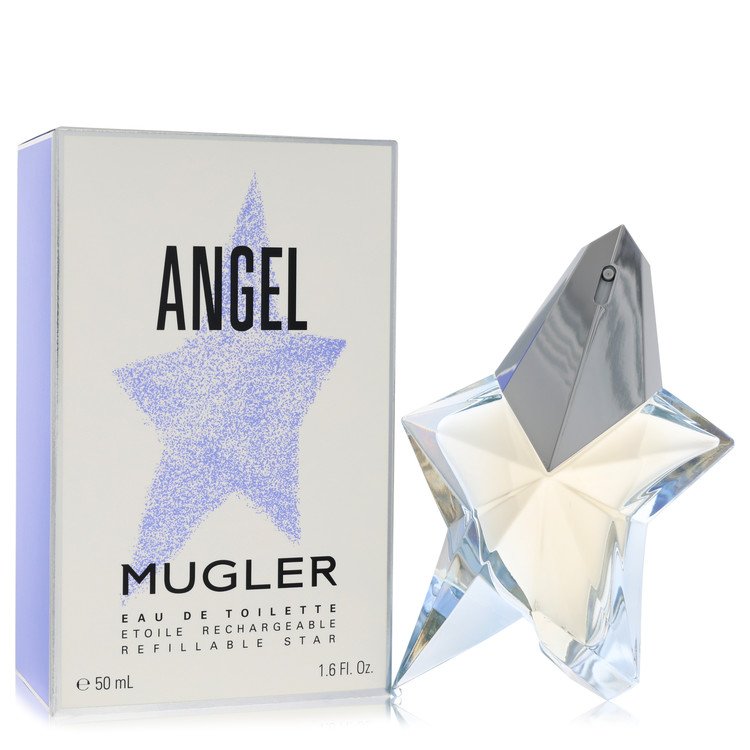 Angel by Thierry Mugler Eau De Toilette Spray Refillable 1.7 oz Angel by Thierry Mugler Eau De Toilette Spray Refillable 1.7 oz